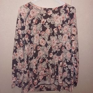 Ava James Flower/Floral Long Sleeve Shirt